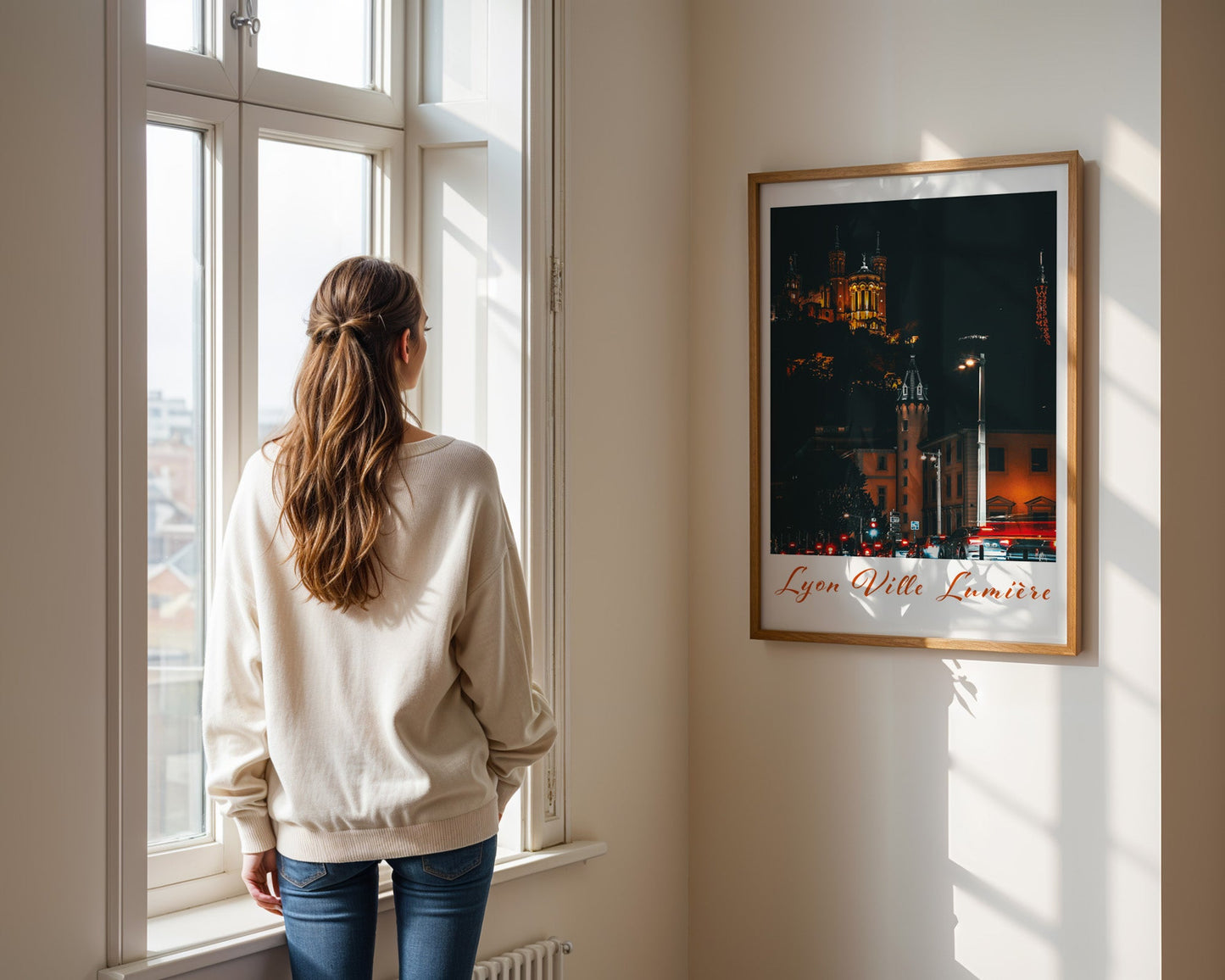 Affiche Lyon Ville Lumière - Fêtes des Lumières