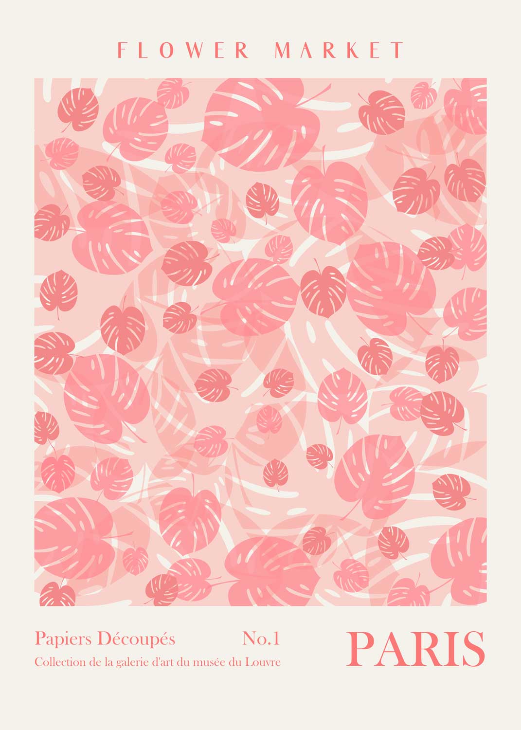 Affiche Paris Flower Market illustration - UNIVEA