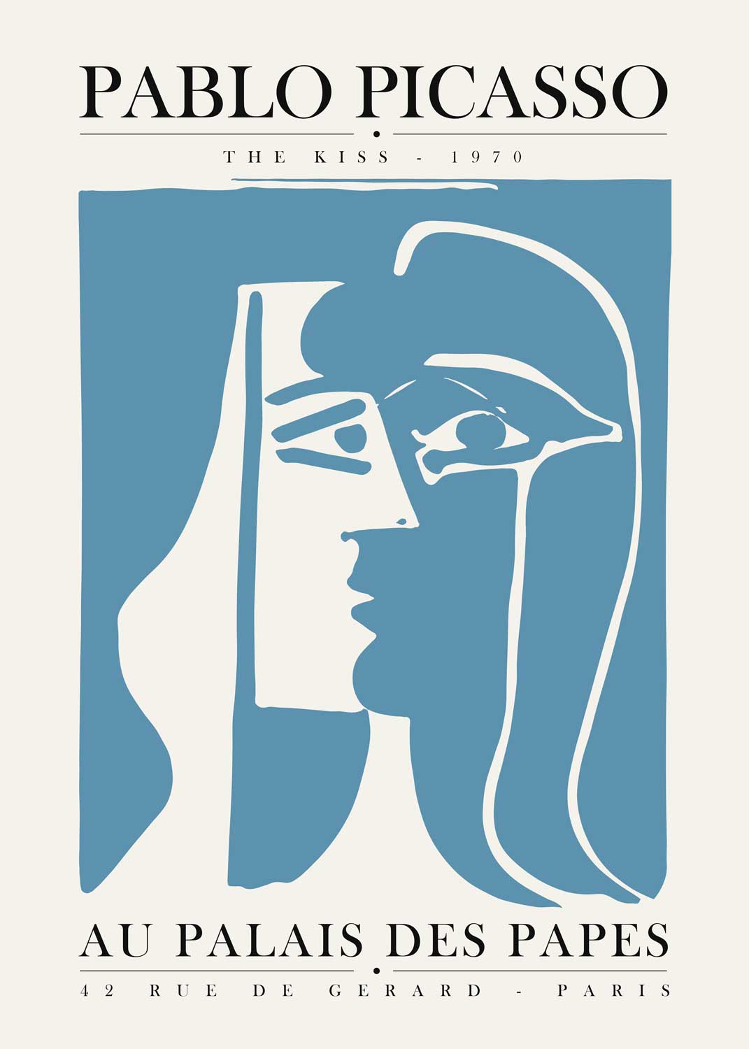 Affiche “Picasso - The Kiss” - UNIVEA
