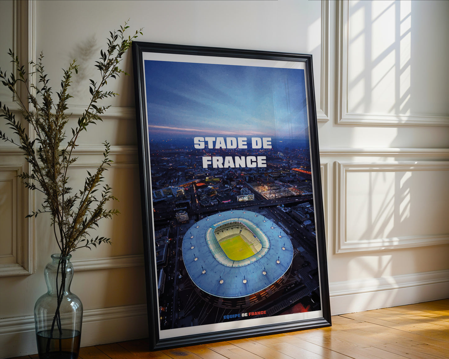 Affiche Stade de France - Vue Aérienne Nocturne
