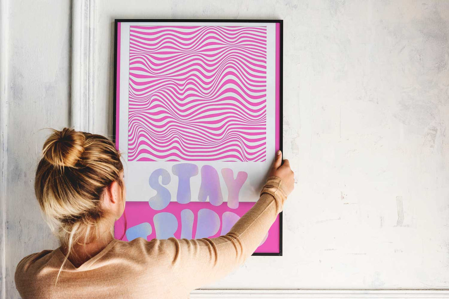 Affiche Trippy Stay Trippy Rose - UNIVEA