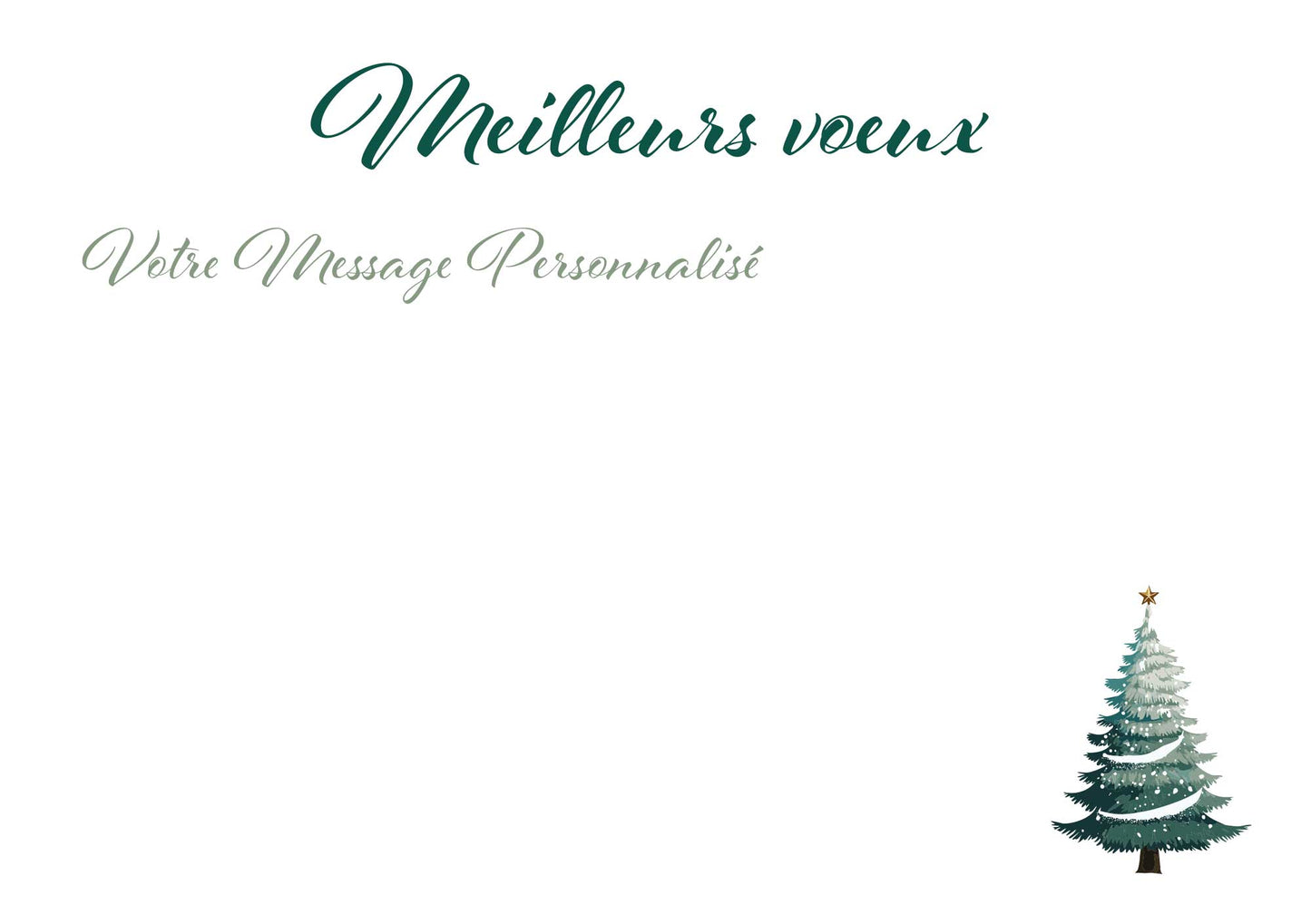 Carte de vœux “Élégance festive”