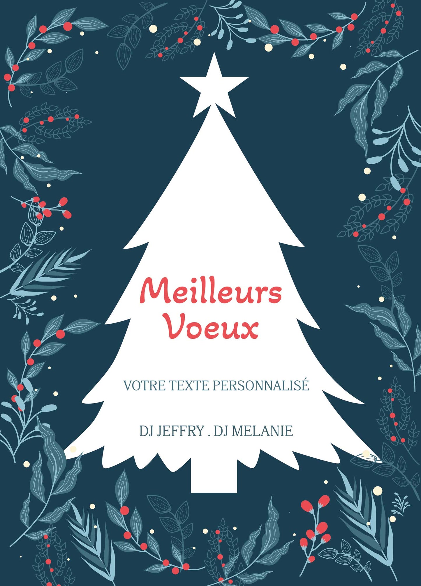 Carte de vœux “Forêt féerique”