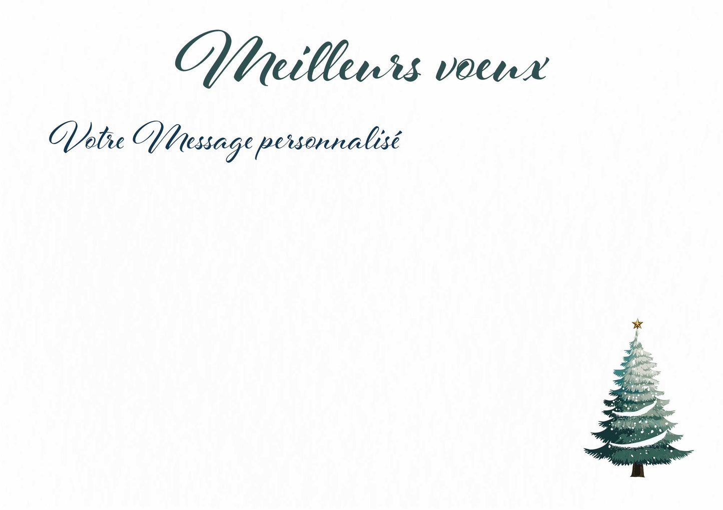 Carte de vœux “Sérénité boréale”