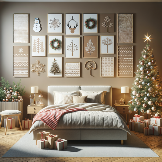 "Transformez votre chambre en un paradis festif avec nos idées de décoration originale pour Noël. Donnez une ambiance chaleureuse et unique à votre chambre grâce à notre sélection de déco de Noël pour une chambre festive."