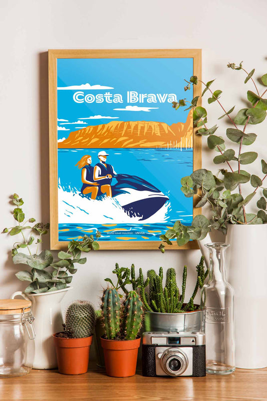 Explorer la Costa Brava et Au-delà : Comment les Affiches de Voyage Transforment la Décoration - UNIVEA