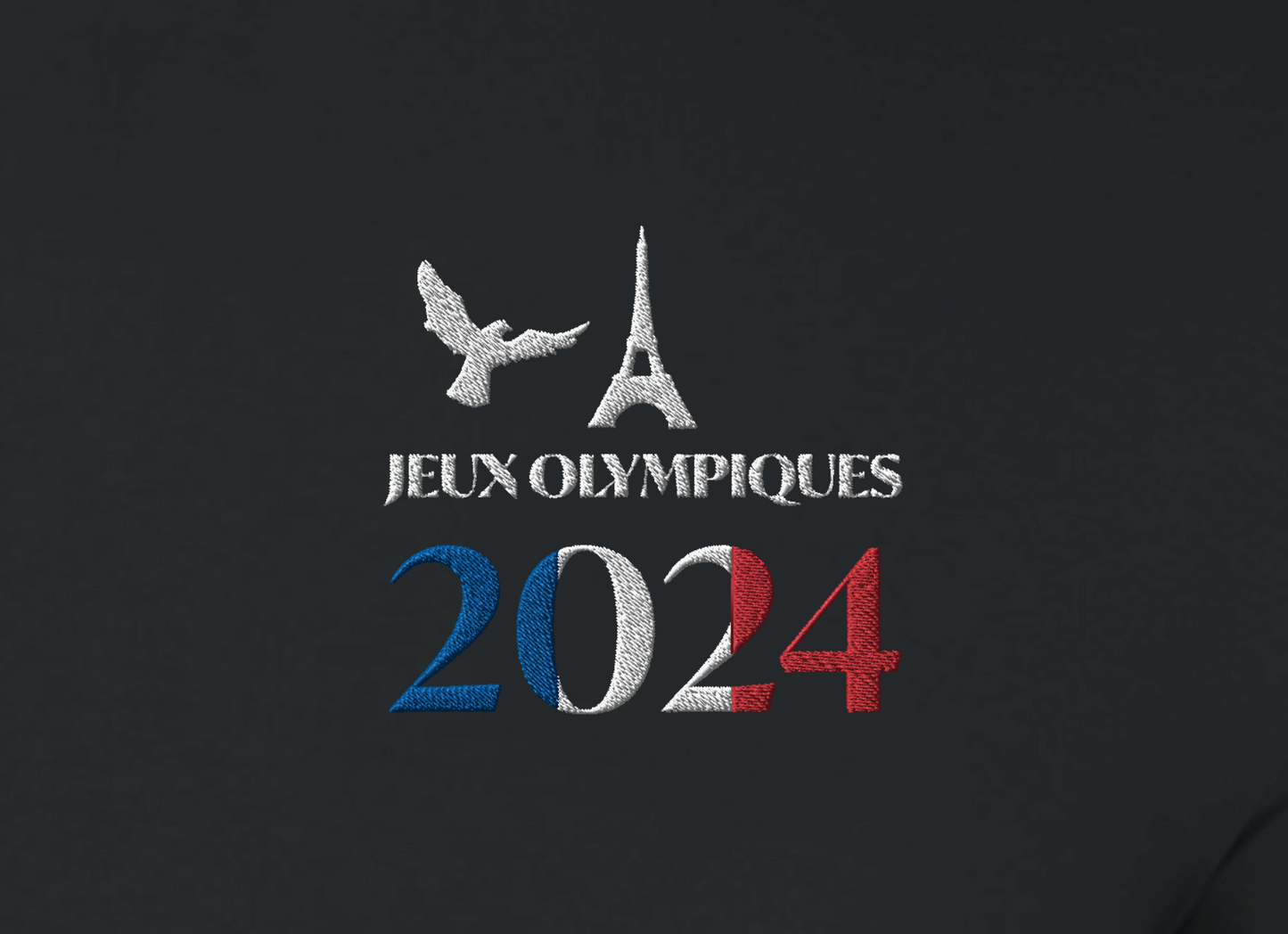 T-shirt Jeux Olympiques Paris 2024 Premium - Broderie qualité supérieure