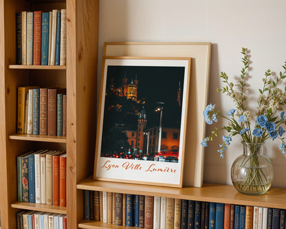 Affiche Lyon Ville Lumière - Fêtes des Lumières