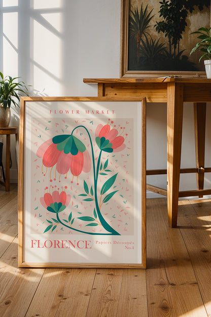 Affiche Florence Flower Market - UNIVEA