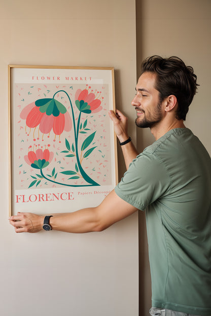 Affiche Florence Flower Market - UNIVEA