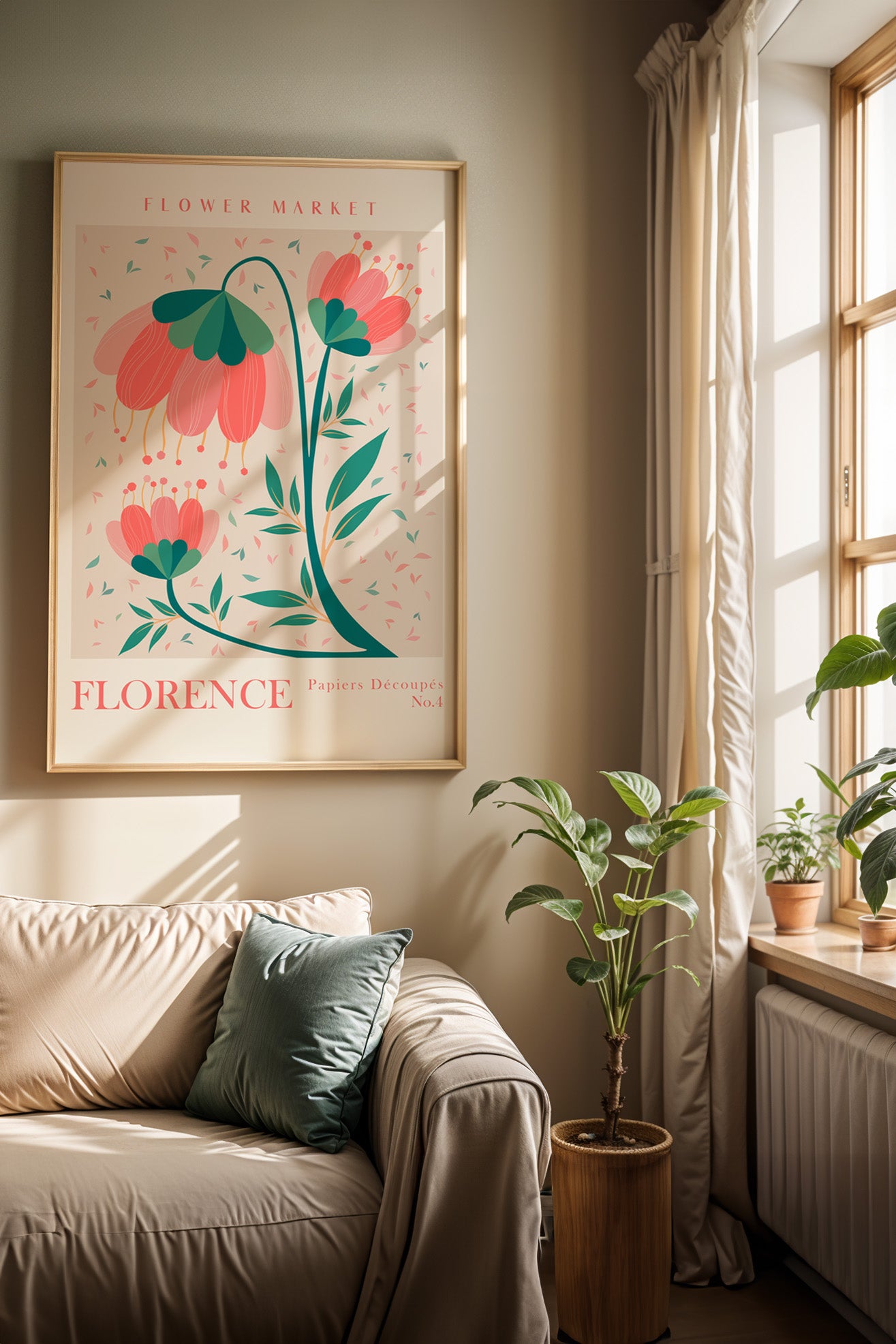 Affiche Florence Flower Market - UNIVEA