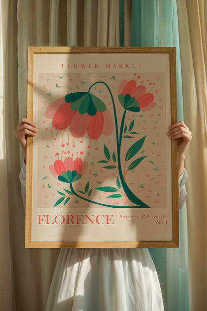 Affiche Florence Flower Market - UNIVEA