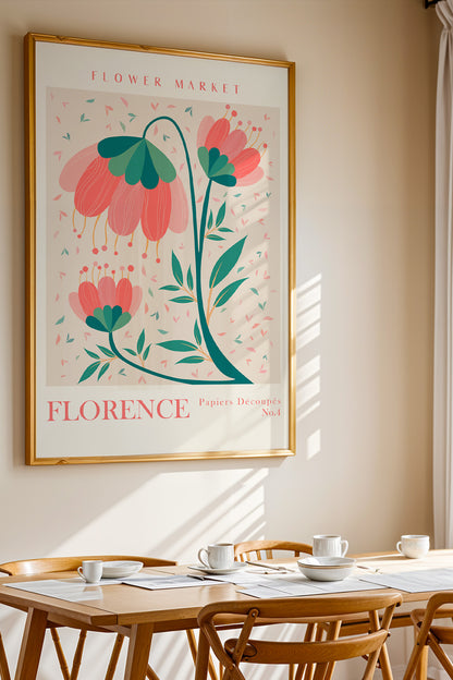 Affiche Florence Flower Market - UNIVEA