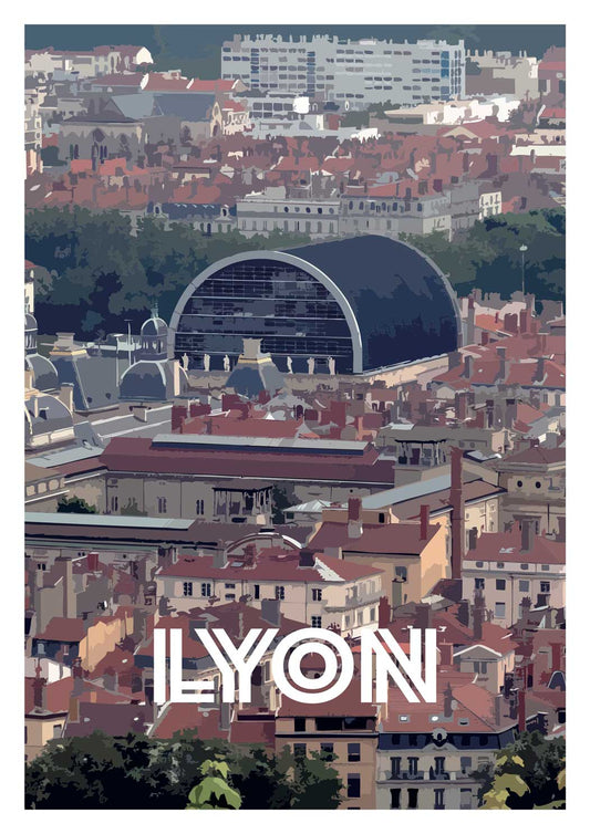 Poster “Lyon - Lyon Opera” full