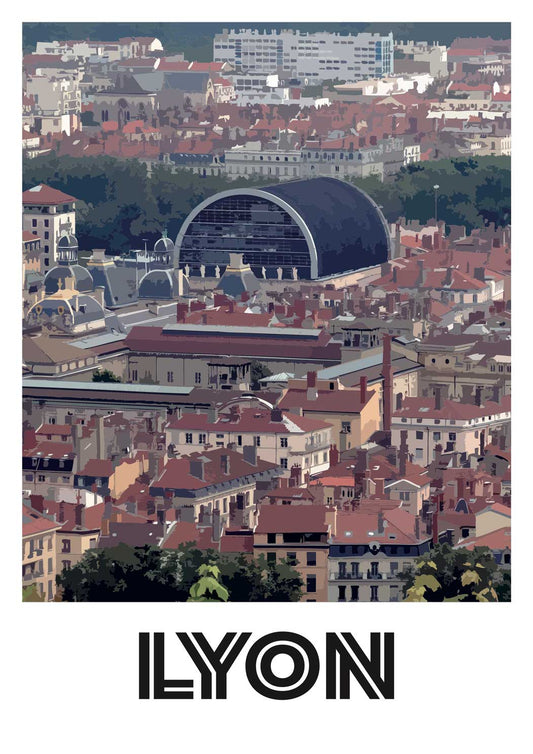 Affiche “Lyon - Opéra de Lyon” - UNIVEA