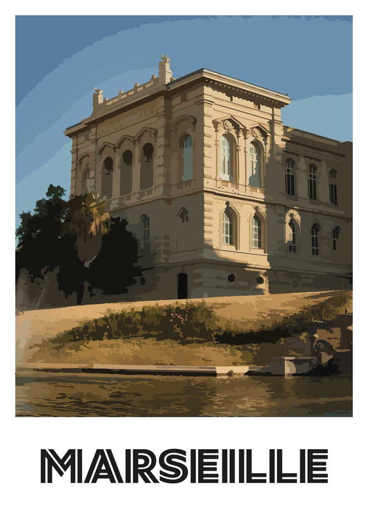 Poster “Marseille – Palais Longchamp”