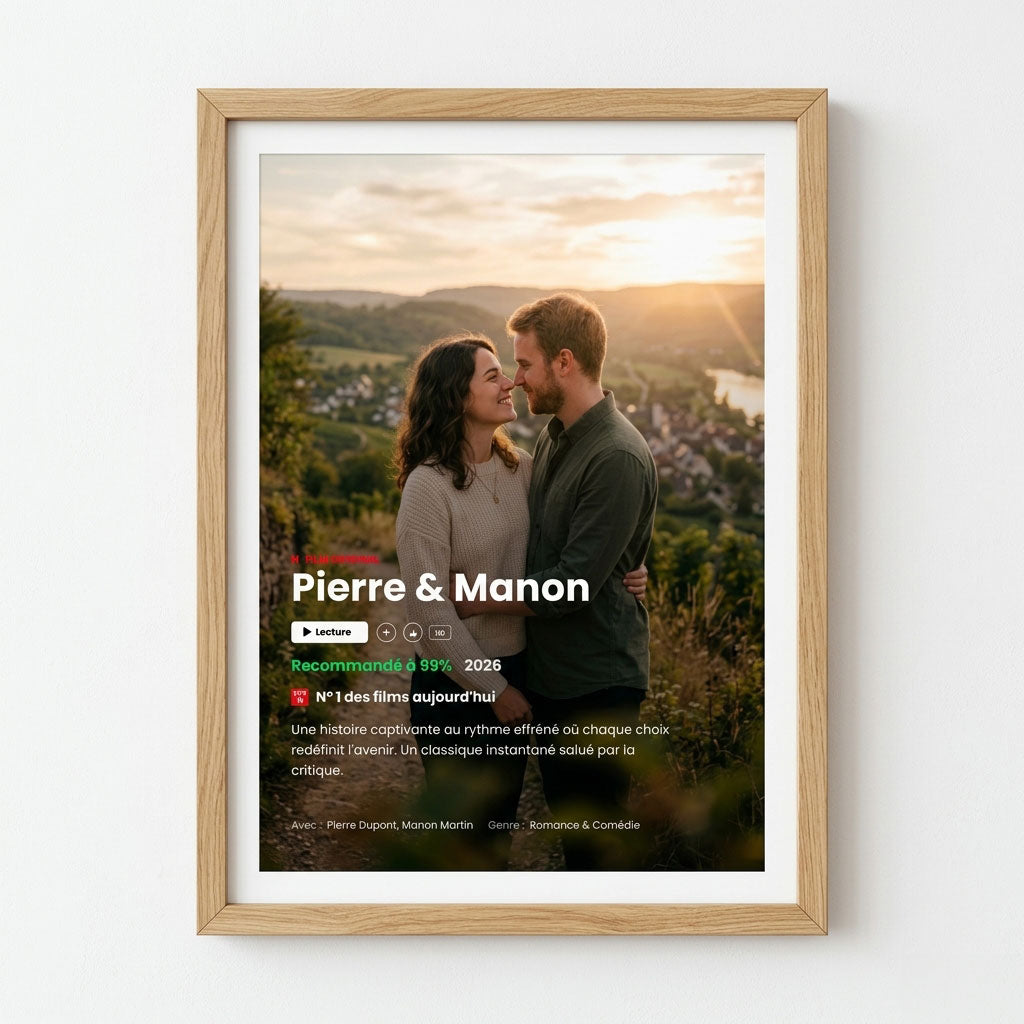 Netflix Affiche personnalisé