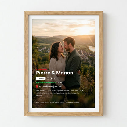 Netflix Affiche personnalisé