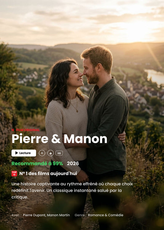 Netflix Affiche personnalisé