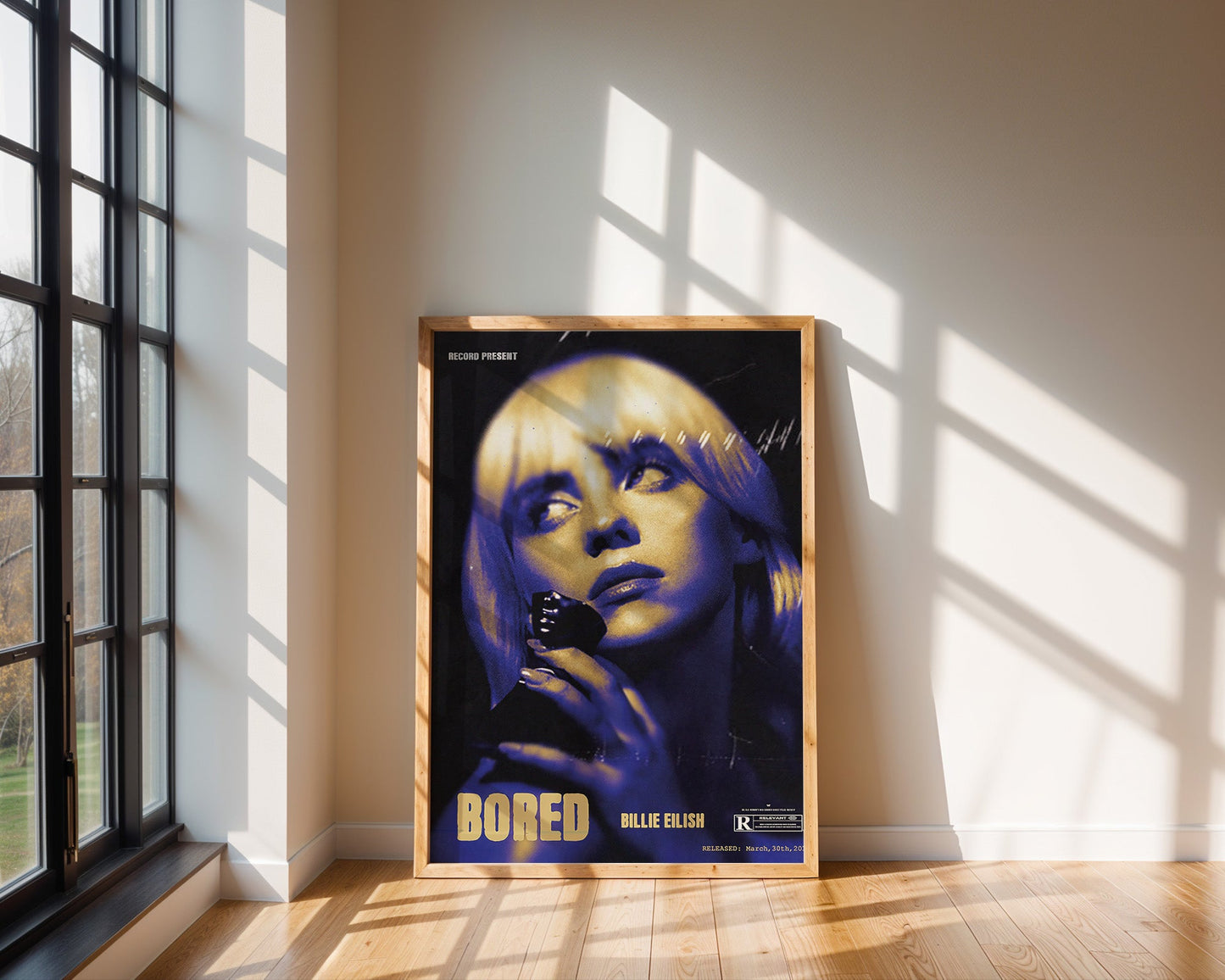 Billie Eilish - Bored (Affiche Rétro Vintage)