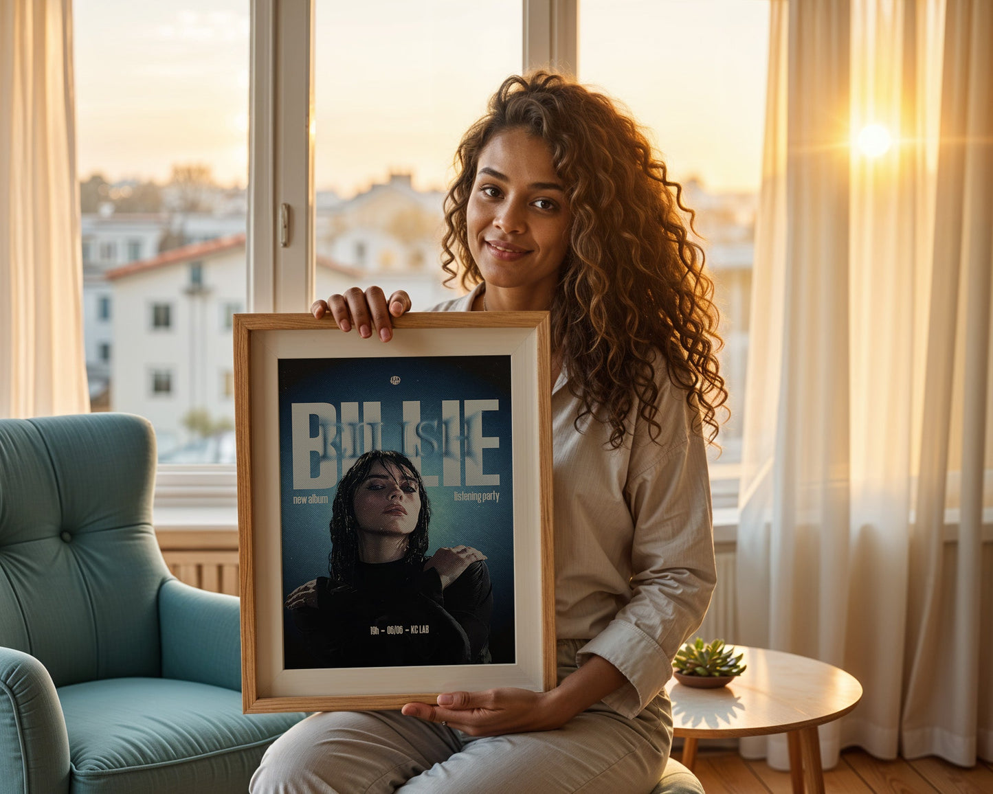 Billie Eilish - New Album Listening Party Poster