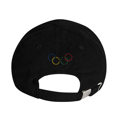 Casquette Brodée Jeux Olympiques Paris 2024 Noir - Premium Qualité Supérieure