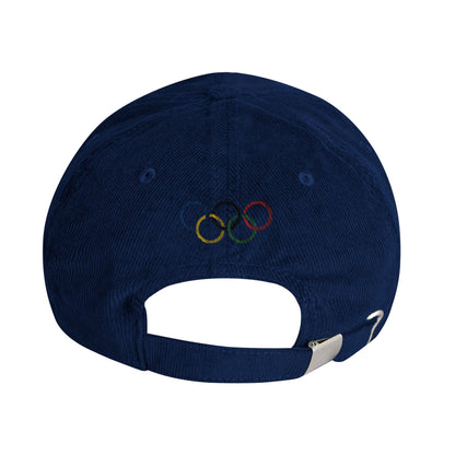 Casquette Brodée Jeux Olympiques Paris 2024 Bleu - Premium Qualité Supérieure