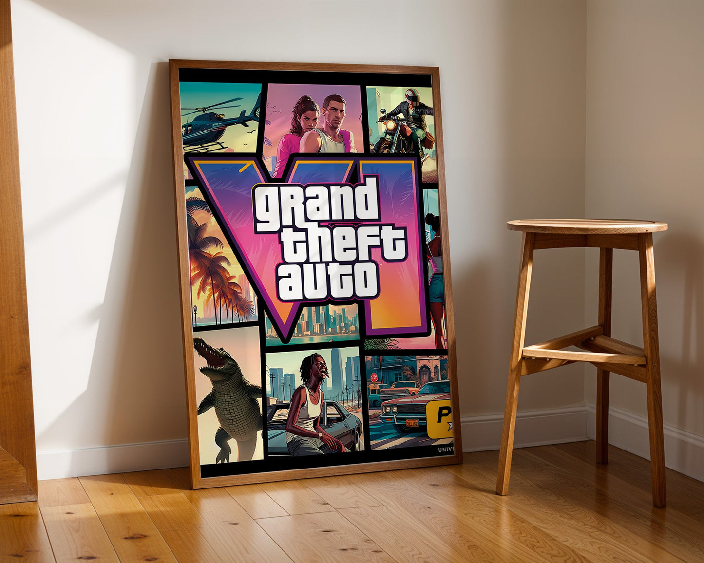 Affiche Grand Theft Auto VI - Art Cover Concept