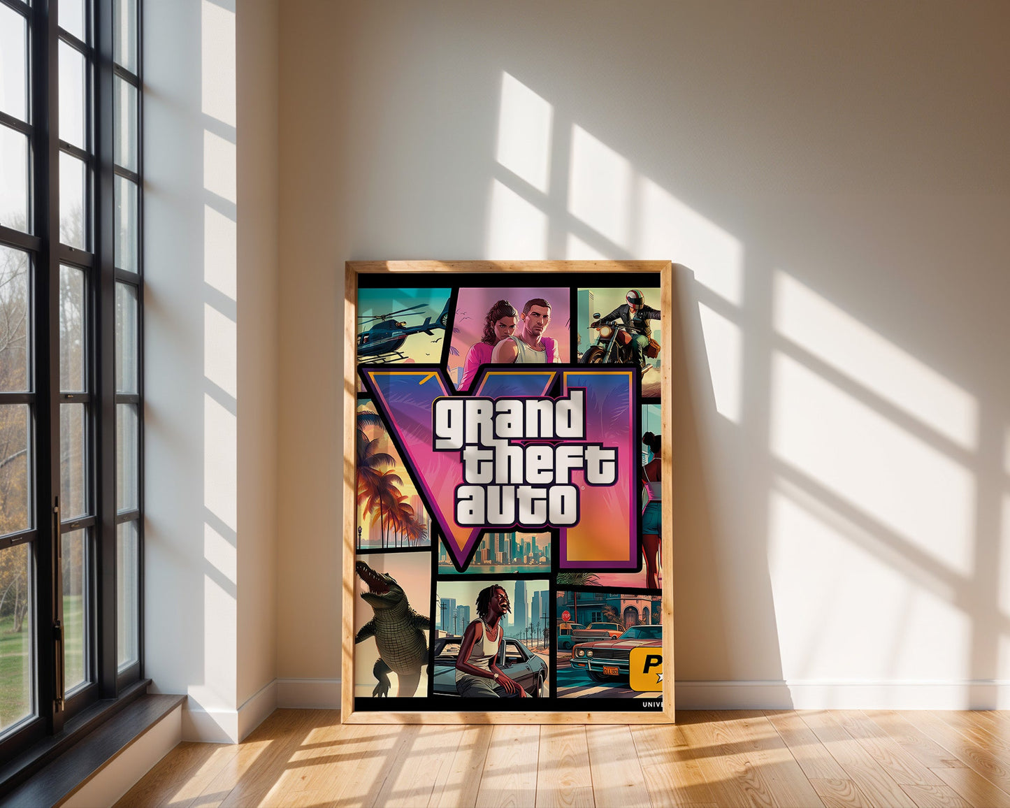 Affiche Grand Theft Auto VI - Art Cover Concept