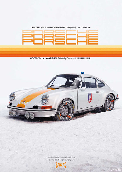 Porsche 911E Patrol - Design Hivernal