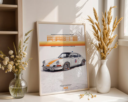 Porsche 911E Patrol - Design Hivernal