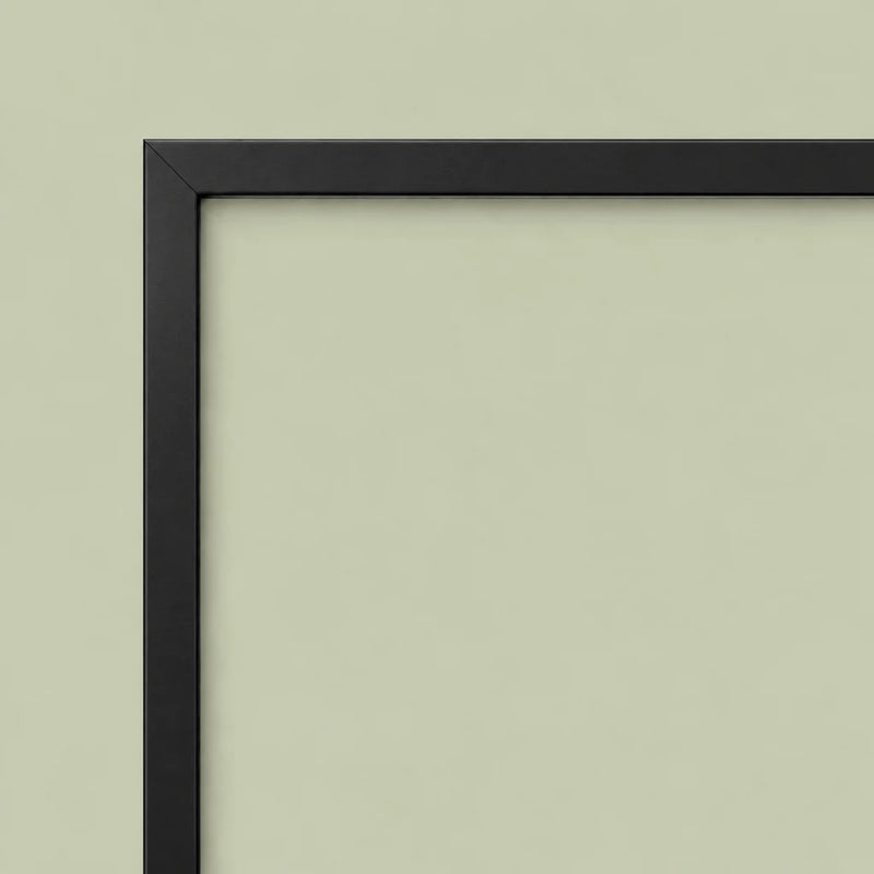 Coin de cadre aluminium noir