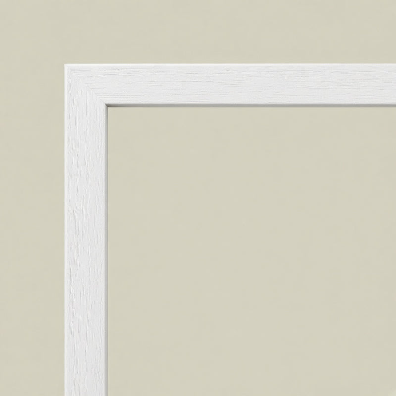 Coin de cadre bois blanc