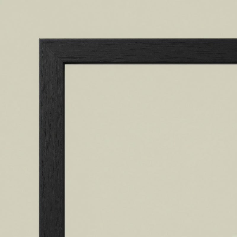Coin de cadre bois noir