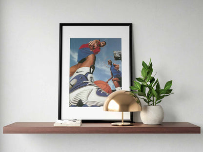 vintage poster nike basketball